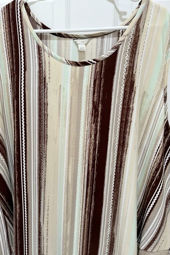 Women’s Boho Asymmetric Hem Sleeveless Top Cato EST 1946 Plus 26/28 - Picture 4 of 9