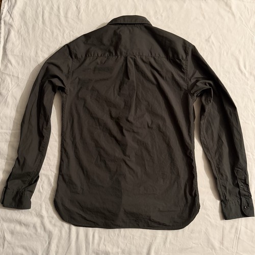 All Saints Herren Langarmhemd dunkelgrün, Größe M - Bild 2 von 7