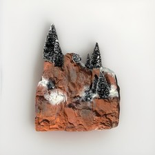 Lemax Village Landscape Mountain Backdrop Retired Stock AS SHOWN