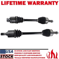 2Pc Front CV Axle Assy for Acura TSX 2008-2014 Honda Accord 2014 Civic 1.8L 2.4L