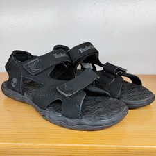 Timberland Youth Adventure Seeker 2 Strap Black Sandal Size 1 3471A