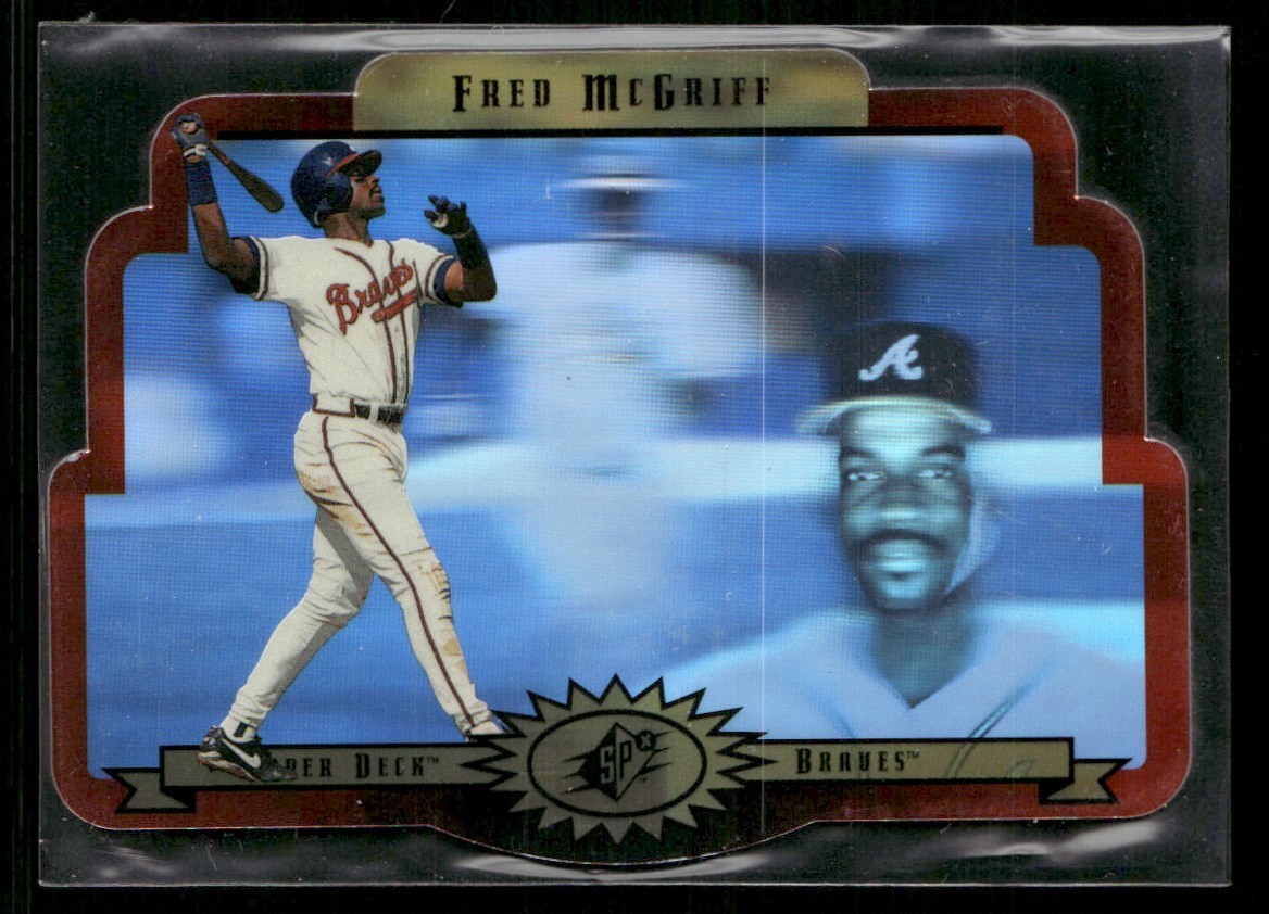 1996 SPx Fred McGriff Atlanta Braves #3 Gold
