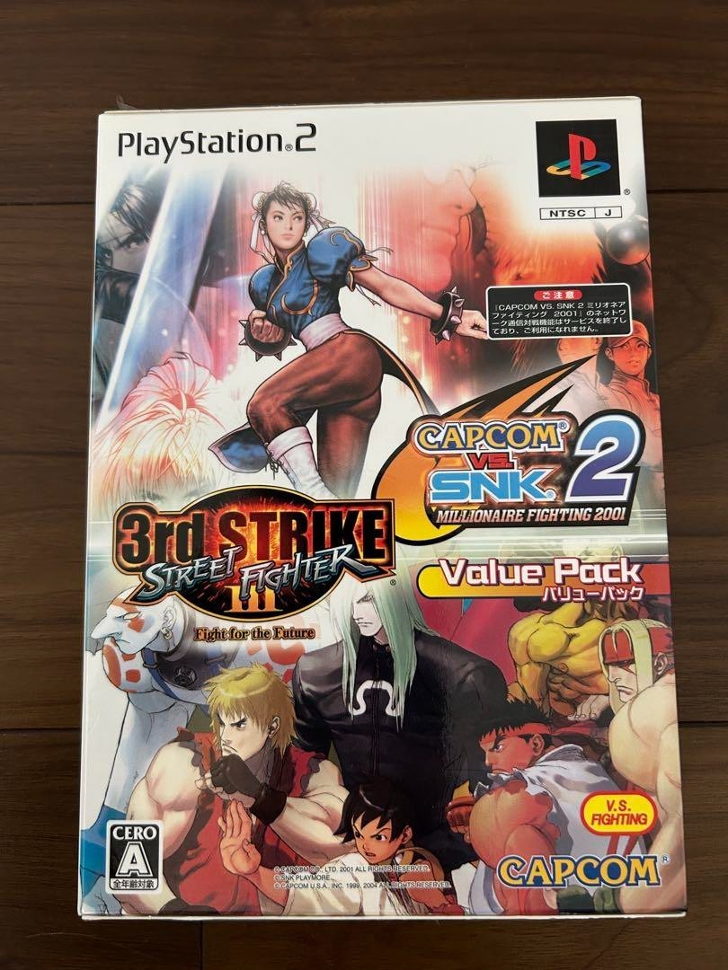 PS2 CAPCOM VS. SNK 2 Street Fighter III Value Pack CAPCOM