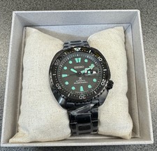 Seiko Prospex Sea 45 MM Automatic Stainless Steel Black Dial Watch SRPK43K1