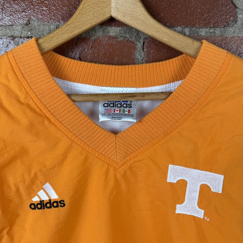 Adidas Tennessee Volunteers Jacket Mens XXL Orange Windbreaker NCAA Pullover - Picture 2 of 7