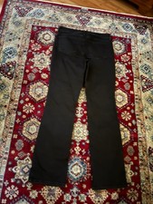 NYDJ black jeans 8 Marilyn straight leg pants trousers lift tuck