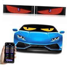 2Pcs Programmable Devil Eyes Light for Cars  LED Eyes for Truck 15"x 4"/2Pcs