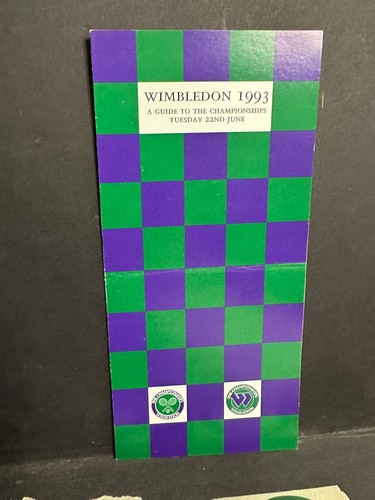 Wimbledon Tennis Prospekte 1993, 5 Tickets usw. - Bild 3 von 12