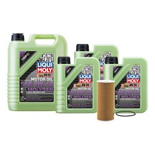 8L Liqui Moly Molygen New Gen 5W-40 Mann Engine Oil Change Kit for Boxster H6