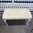 Vintage  Double Size Dressing Table Stool Upholstery Project