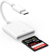 [MFi Certified] iPhone SD Card Reader USB C, Digital Camera Adapter iPhone 17 16