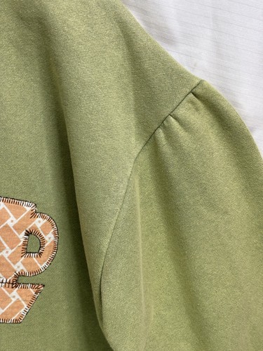 Easel Green Teacup Sweatshirt 1X NWT French Terry Long Sleeve Pullover Top - Picture 3 of 14