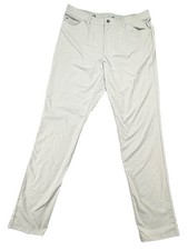 Adidas Ultimate 365 Tapered Golf Pants 36X32 Men's Gray Woven Stretch ADVR0856