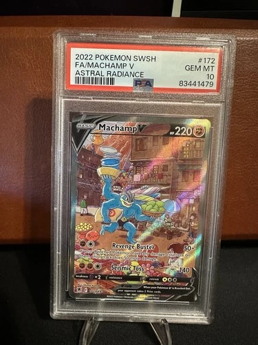 2022 Pokemon Astral Radiance Machamp 172/189 PSA 10
