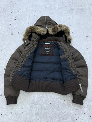 Avant Garde Hysteric Glamour L.G.B. Style Fur Hood Jacket Size S - Picture 7 of 8