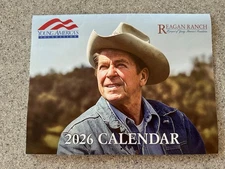REAGAN RANCH 2026 calendar, Young America’s Foundation, YAF~ FREE SHIPPING