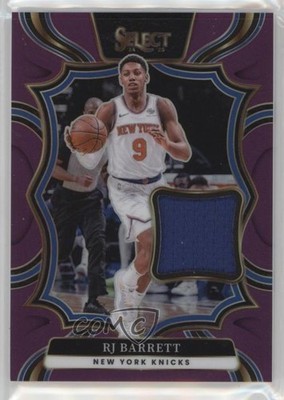 2024-25 Panini Select Throwback Memorabilia Purple Prizm 35/99 RJ Barrett 0m1w