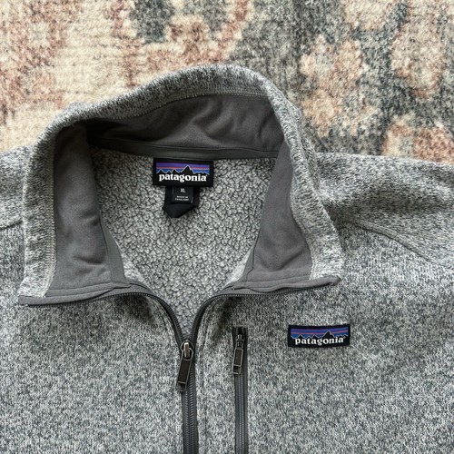 Patagonia Herren 1/4 Zip Fleece Better Sweater Stonewash grau Pullover Jacke XL - Bild 3 von 7