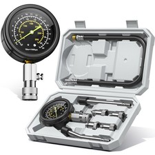 Professional Compression Tester Kit 300 Psi Triplescale Gauge 8piece Set