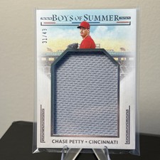 2024 Panini Boys of Summer - Jumbo Prospect Materials #JPM-CP Chase Petty /49 RC