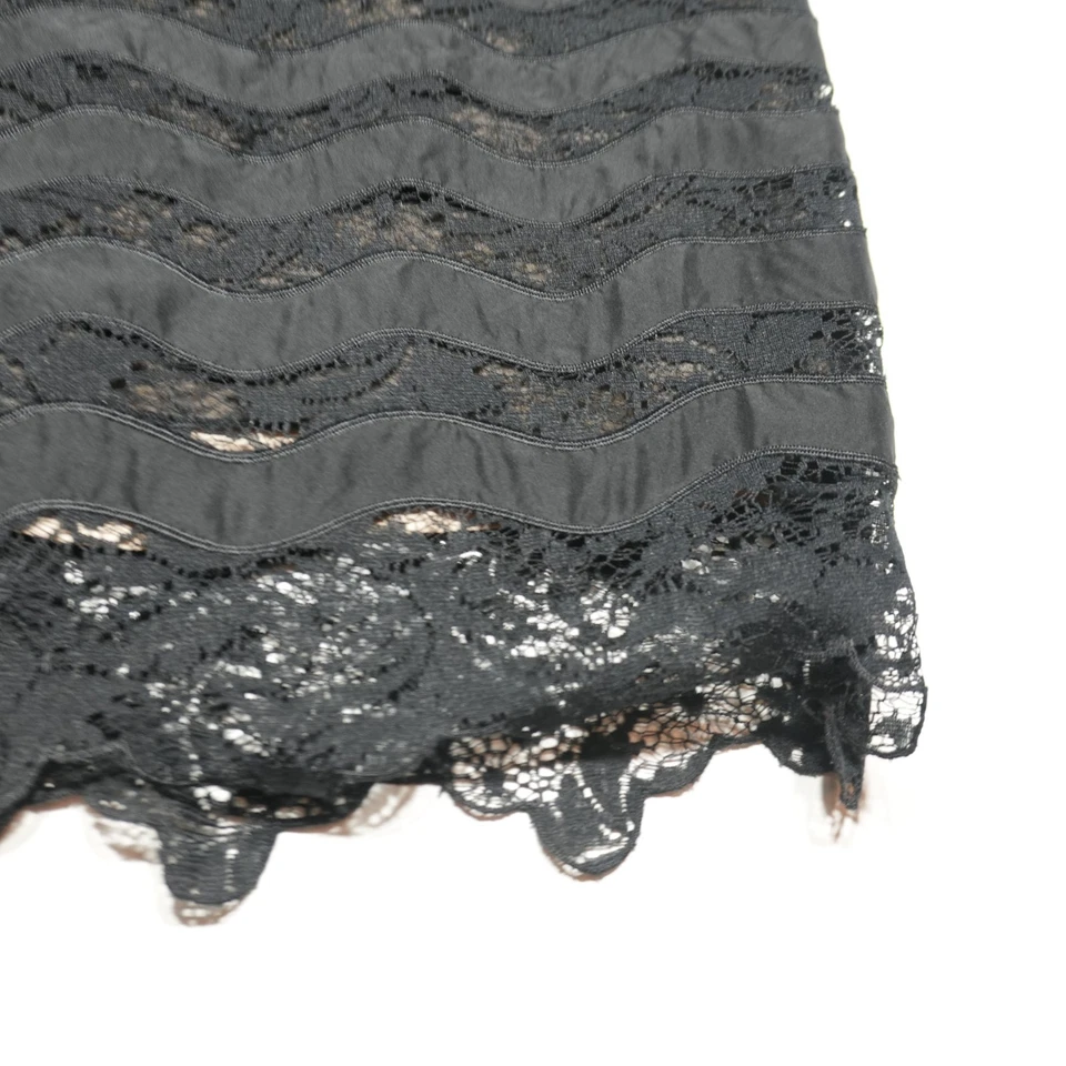 Falda lápiz Kay Unger para mujer 10 elegantes capas con cordones forro de seda esenciales Foto 3 de 4