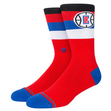 Los Angeles Clippers Socks (Size 9-13) Stance Adult NBA Casual Crew Socks - New