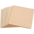 10 Pcs DIY Wooden Planks Hardwood Blanks Project Board Panels for Crafts