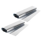  2 Stück Sichtschutzfolie für Fenster, hitzeblockierend und abnehmbar,