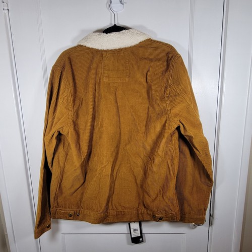 Volcom TRUCKER Jacket Corduroy Sherpa Collar Mens M Medium OUTDOOR Brown $90 - Bild 9 von 17