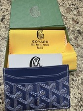 St. Sulpice Cardholder Wallet, Rare Blue