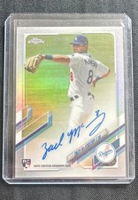 2021 Topps Chrome - Rookie Autographs Zach McKinstry #RA-ZM Refractor /499 