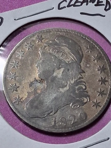 1820-P Capped Bust Half Dollar — photo from another recent sale