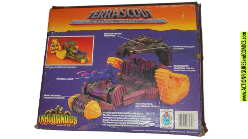 Inhumanoids 1986 TERRASCOUT Fahrzeug Hasbro Vintage Monster komplett neu mib box - Bild 4 von 8