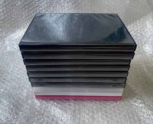 10 x leere DVD Hüllen Single, Double & Triple | gemischte Marken | gebraucht | portofrei!