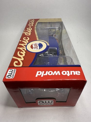 1937 Lincoln Zephyr Pepsi Cola 1:18 Auto World Diecast NIB Collector Car A21 - Picture 8 of 15