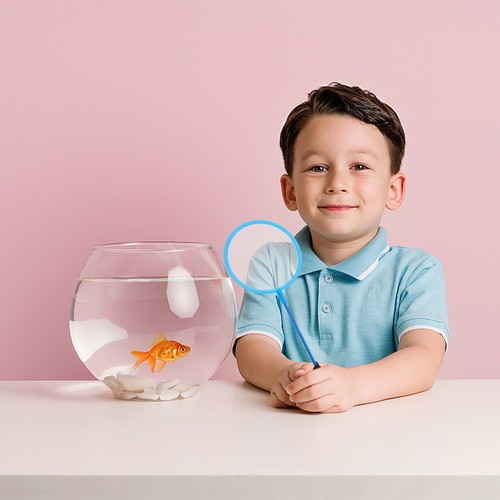 20Pcs Boy Girl Fishing Nets for Catching Fish Aquariums and Lakes