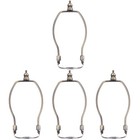 4 Stück Lampenschirmgestell Rahmen Lampenschirmhalter (6 Zoll, Bronze)