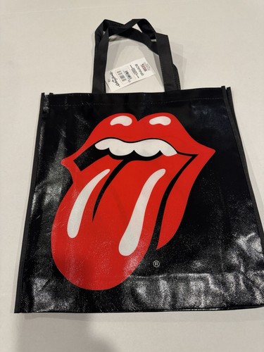 Tote Bag Rolling Stones Classic Tongue, Reusable Grocery Bag - Bild 6 von 6