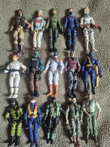 GI Joe 3.75" Figures. 15 Total, No Accessories, Clean Lot! 1991-1993 & 2008-2015