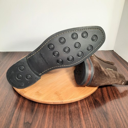Russell And Bromley Burlington Herren Größe 44 US 10,5 Stiefel Braun Wildleder Chelsea - Bild 7 von 10