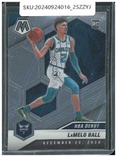2020 Panini Mosaic LaMelo Ball Base NBA Debut Mosaic RC #262