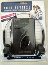 GPX Radio AM-FM Personal Stereo Cassette Player C3150 Vtg New Sealed Walkman