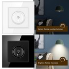 Dimming Switch for LED and Incandescent Bulbs with User Friendly Rotary Knob