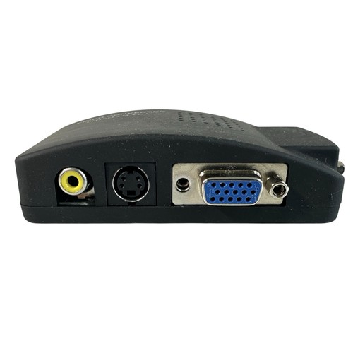 RCA to VGA Adapter Composite AV S-Video RCA Input to VGA Female Output Converter - Picture 7 of 11