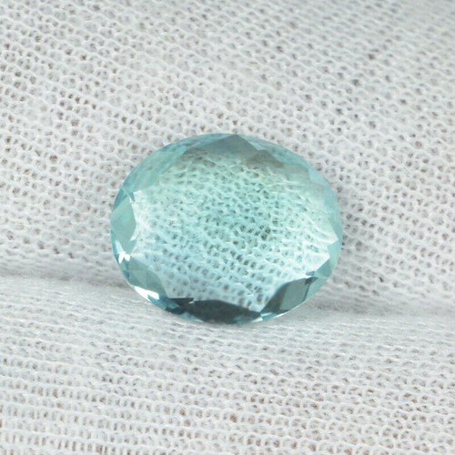 3.74 ct BEST GRADE - LIGHT GREEN NATURAL FLUORITE GEMSTONE Oval - See Vdo SQB - Picture 2 of 2