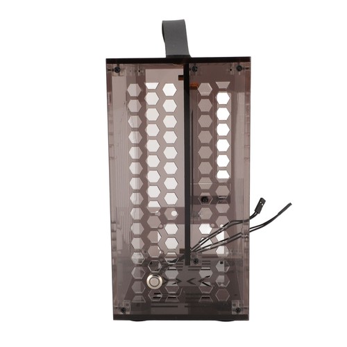 23x20.5x12cm Miniature ITX PC Case Clear Arcylic PC Case Portable DIY Desktop Co - Bild 1 von 32