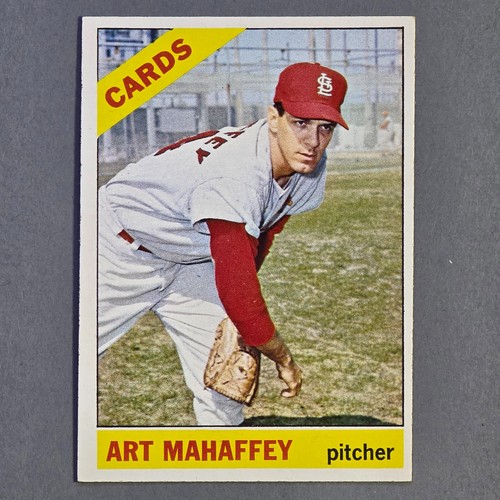 1966 Topps Baseball #570 Art Mahaffey, High # SP - Phillies - NM High Grade