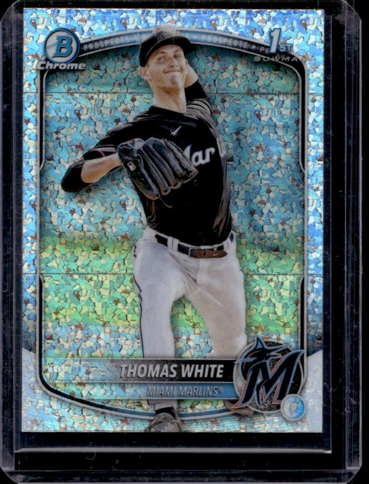 2025 Bowman Thomas White Chrome Mini Diamonds Refractor 1st #BCP-69
