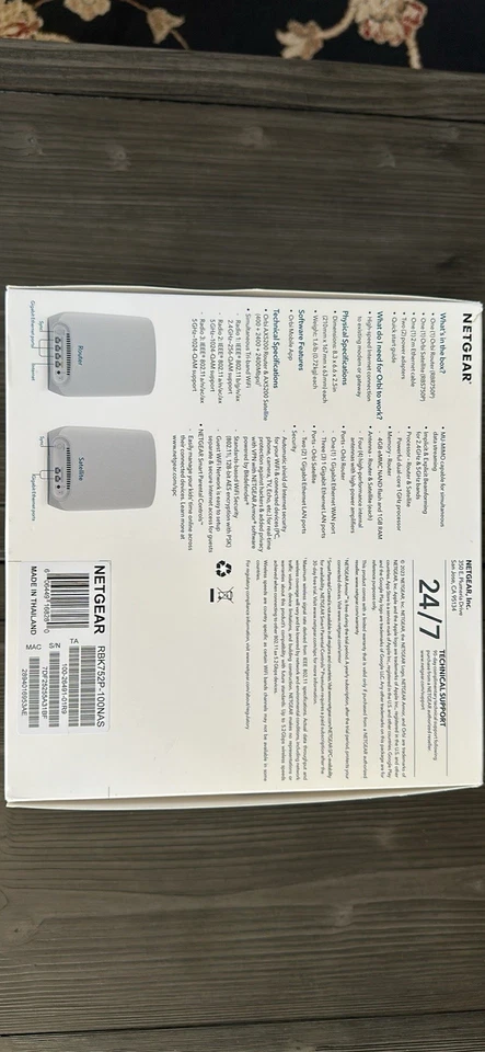 NETGEAR Orbi Whole Home Tri-Band WiFi 6 Mesh Network System - Image 2 of 4