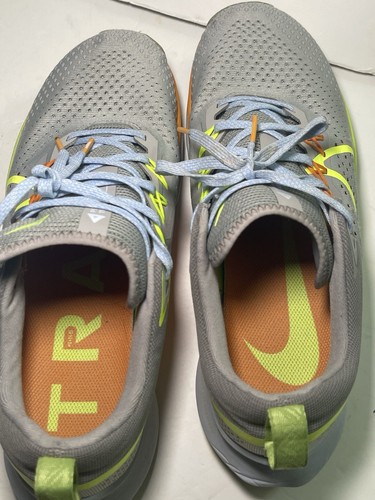 Nike React Pegasus Gris Trail 4 Senderismo/Correr Zapatos DJ6158-002 Hombres Talla 11 - Imagen 7 de 13